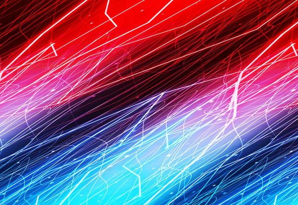 Random Current glowing lines abstract background wallpaper. Modern red and blue lines backdrop.