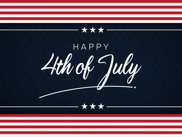 Happy Juli Independence Day Hintergrund Mit Patriotischen Farben Und Sternen — Stockfoto