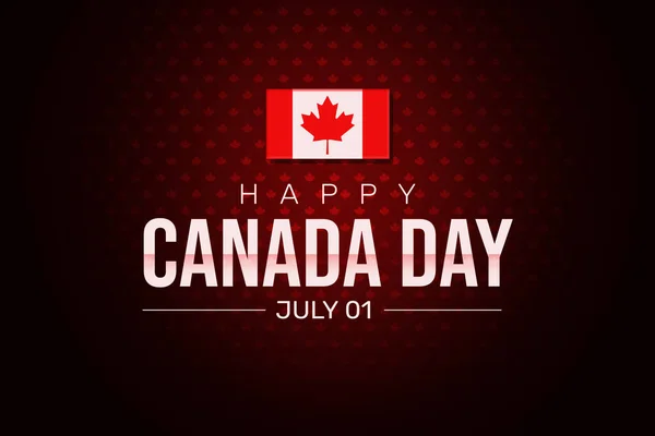 Happy Canada Day Abstract Background Red Flag National Day Canada — Stock Photo, Image