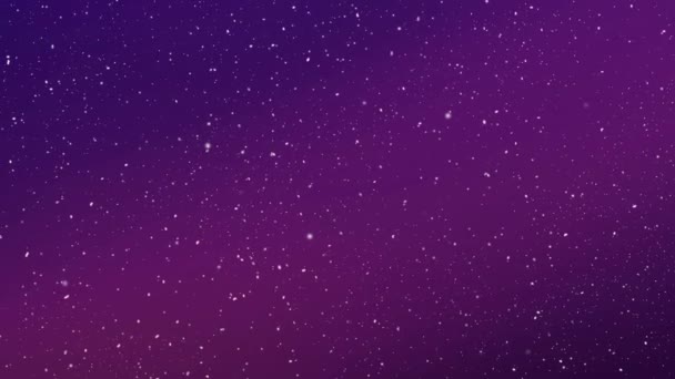 Galaxy Stars Timelapse Stili Animasyonu Renkli Arkaplan Gece Gökyüzü Animasyon — Stok video