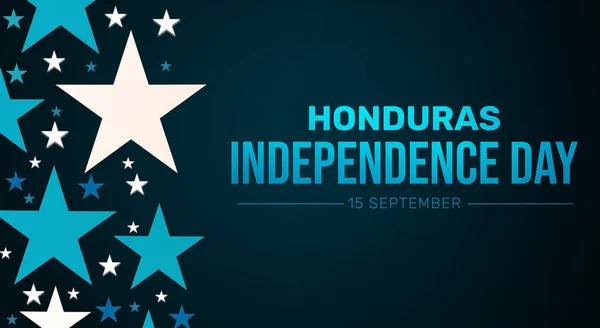 День Независимости Гондураса Дизайн Баннера Обои Патриотический Праздник Гондураса Фон — стоковое фото