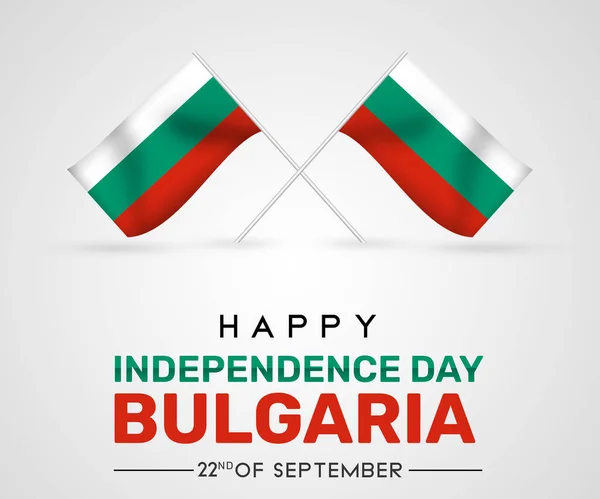 Függetlenség Napja Bulgária Absztrakt Háttér Lengő Zászlókkal Bulgária Nemzeti Hazafias — Stock Fotó