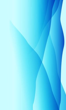 Su katmanları minimalist karikatür tarzında soyut lüks arka plan. Dikey boyutta modern moda duvar kağıdı tasarımı.