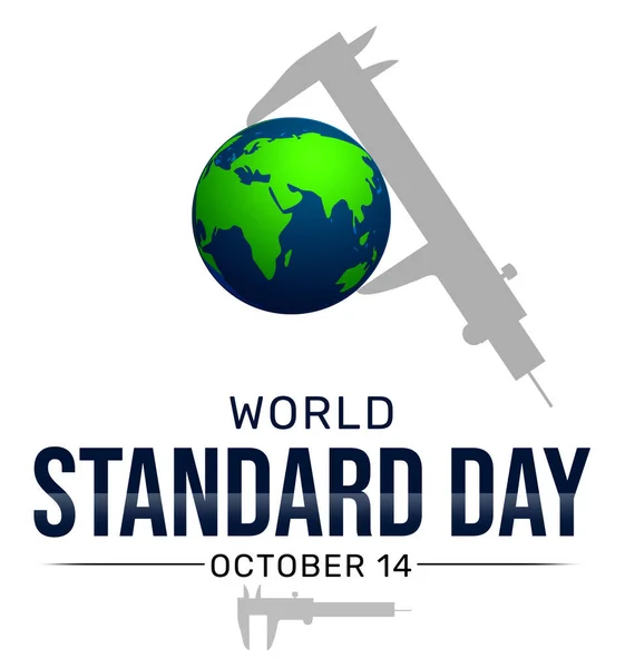 World Standard Day Wallpaper Earth Globe Measurement Tool — Stock Photo, Image