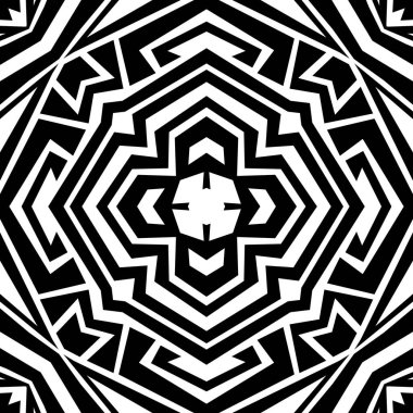 Beyaz arka planda süslü püslü süsleri olan kusursuz bir desen. Tek renkli tek renkli duvar kâğıdı. Döşeme, ambalaj kağıtları, duvar kağıtları gibi kullanılabilir. 