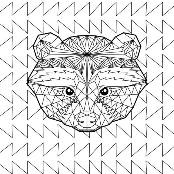 Hand-drawn geometric animals for colouring book. An elephant, zebra, turtle, deer,leo, giraffe, raccoon, rabbit. Lineart for relaxating colouring book.