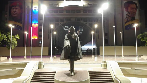 Estatua Del Bolivar Civil Avenida Bolivar Caracas — Stockfoto