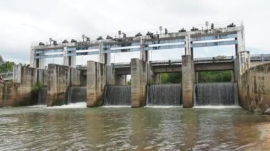 Tayland 'ın kırsal kesimindeki kanalları küçük barajlar tıkıyor