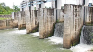 Tayland 'ın kırsal kesimindeki kanalları küçük barajlar tıkıyor