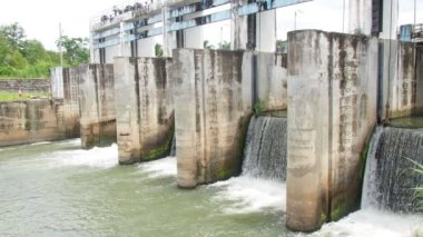 Tayland 'ın kırsal kesimindeki kanalları küçük barajlar tıkıyor