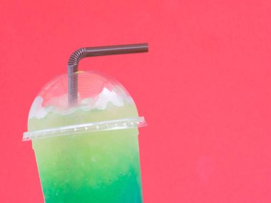 Renkli Mavi Hawaii Buzlu İçeceği Fotokopi alanı için ferahlık için iştah açıcı