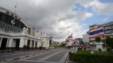 Bangkok Railway Station or Hua Lamphong Railway Station That is about to be canceled and changed to the Railway Museum, in  Bangkok, Thailand.