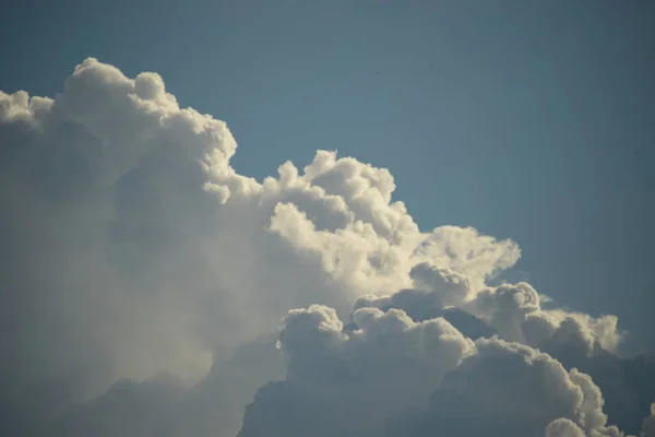 Vista Cênica Céu Bonito Com Nuvens Espaço Cópia — Fotografia de Stock