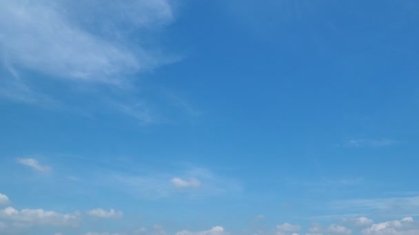 Vista Fundo Céu Azul Nuvens — Vídeo de Stock