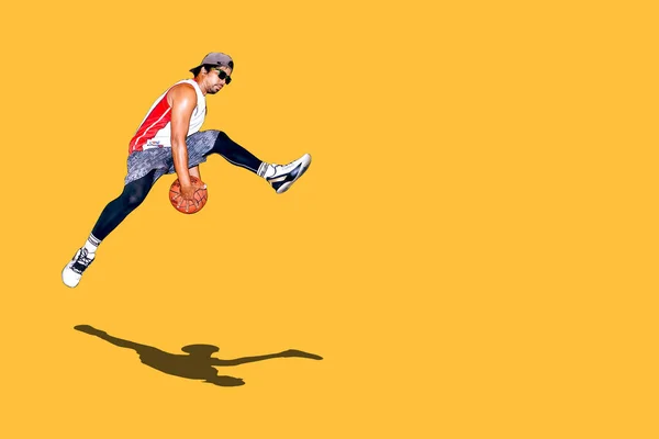 Basketball Player Ball Sport Concept — Stock Photo, Image