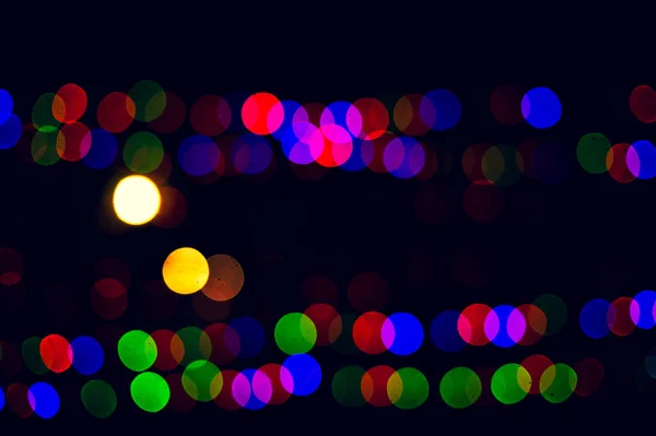 Fundo Abstrato Belo Bokeh Colorido Bokeh Festivo — Fotografia de Stock