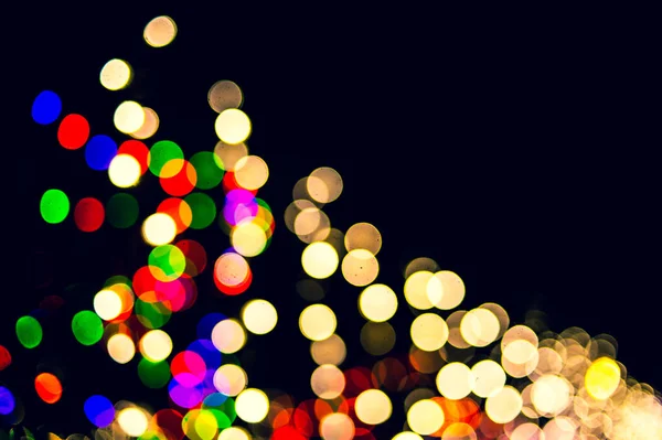 Abstrakcyjne Tło Pięknego Kolorowego Bokeh Świąteczny Bokeh — Zdjęcie stockowe