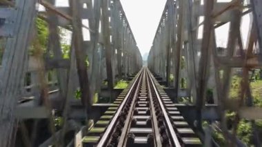 railway tracks, travel place on background
