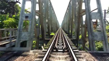 railway tracks, travel place on background