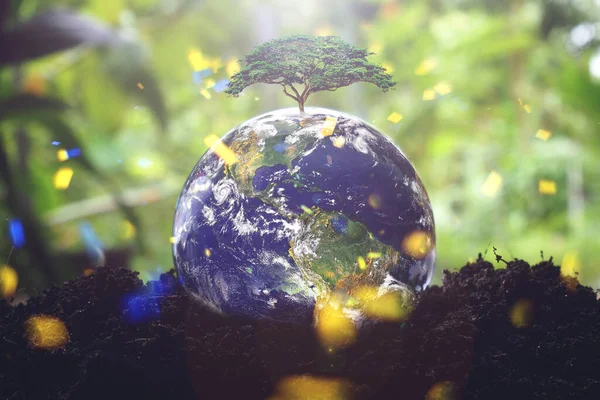 Concept Sauver Monde Environnement Globe Terrestre — Photo