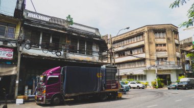 Fotoğraf, 24 Şubat 2022 'de Bangkok, Tayland' daki eski bir şehir gezisinde çekildi..