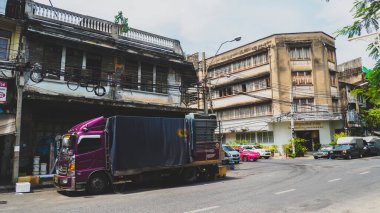 Fotoğraf, 24 Şubat 2022 'de Bangkok, Tayland' daki eski bir şehir gezisinde çekildi..