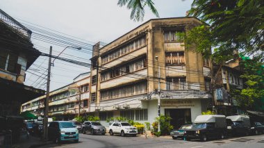 Fotoğraf, 24 Şubat 2022 'de Bangkok, Tayland' daki eski bir şehir gezisinde çekildi..