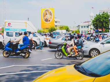 Fotoğraf, 24 Şubat 2022 'de Bangkok, Tayland' daki eski bir şehir gezisinde çekildi..