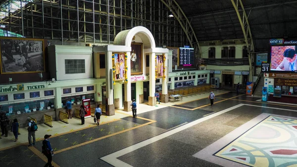 Stasiun Kereta Api Bangkok Atau Hua Lamphong Februari 2022 Bangkok — Stok Foto