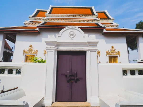 Prachtige Tempel Tijdens Een Reis Oude Stad Van Bangkok Februari — Stockfoto