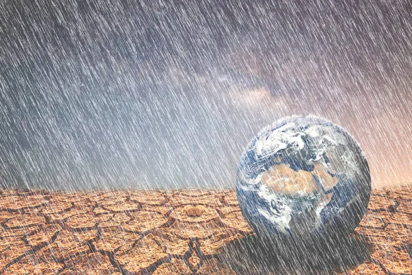 Erde Trockenen Gebieten Konzept Des Umweltwandels Und Der Globalen Erwärmung — Stockfoto