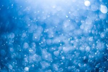 Festival için mavi bokeh 'in soyut arkaplanı