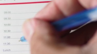 kalem yazma defteri yakın plan görünümü