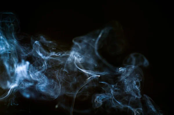 Fondo Abstracto Humo Niebla Sobre Fondo Negro —  Fotos de Stock