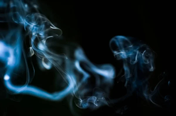 Elvont Háttér Füst Vagy Köd Fekete Háttér — Stock Fotó