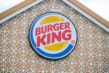 Tayland 'da Burger King imzası, 1 Mayıs 2022, Phuket, Tayland.