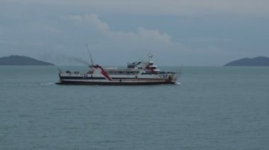 View of Koh Samui Ferry Pier in Thailand