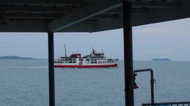 View of Koh Samui Ferry Pier in Thailand