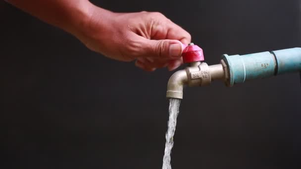 Καλές Ιδέες Διαχείρισης Του Νερού Μας Κάνουν Έχουμε Νερό Για — Αρχείο Βίντεο