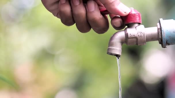 Έννοια Της Κρίσης Του Νερού Και Της Απελπισίας Από Την — Αρχείο Βίντεο