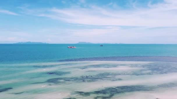 Чудовий Вигляд Моря Морський Вид Кох Самуї Таїланді Прекрасний Розслабляючий — стокове відео