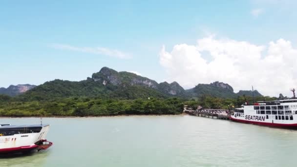 Widok Morze Koh Samui Tajlandii Tajlandia Koncept Turystyki Niesamowita Tajlandia — Wideo stockowe