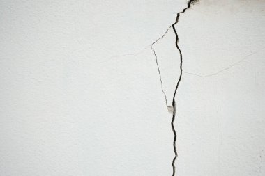 Çatlak beton duvar, kırık çimento arkaplan deseni          