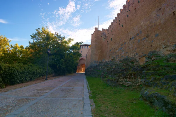 Κτίρια Αρχαία Υπαίθρια Segovia Spain — Φωτογραφία Αρχείου