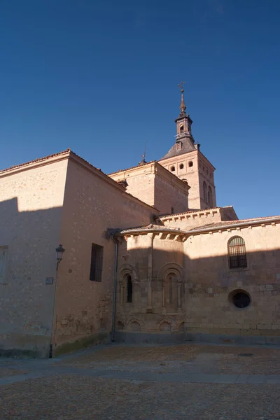 Spanya Daki Antik Segovia Binaları — Stok fotoğraf