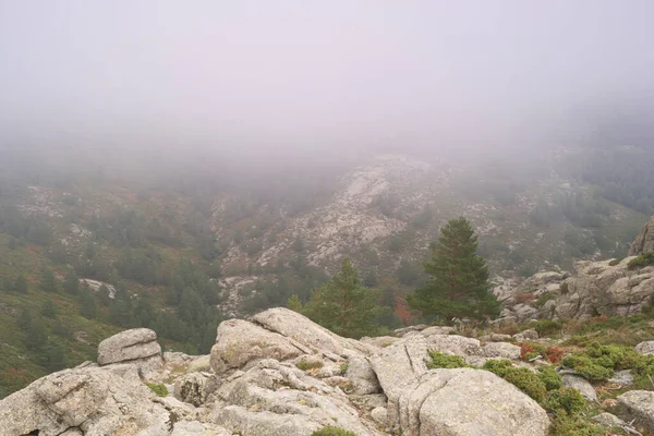 Paisagem Vista Natureza Montanhas Céu Livre Nuvens — Fotografia de Stock