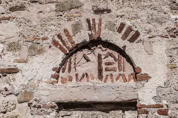 Ancient City Nessebar Fragments Ruins Antique Masonry Red Brick — Stock Photo, Image