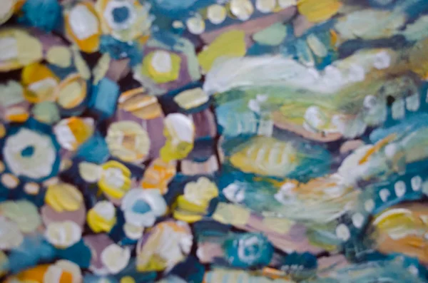 Ręcznie Malowany Akryl Abstrakcyjne Tło Sztuki Obraz Akrylowy Płótnie Kolor — Zdjęcie stockowe