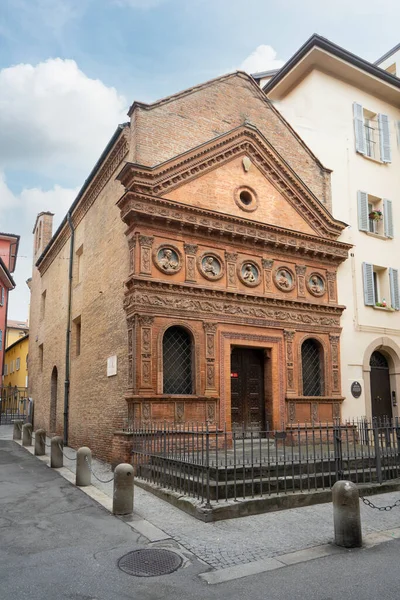 Bologna Italien Oktober 2021 Blick Auf Die Außenfassade Der Heilig — Stockfoto