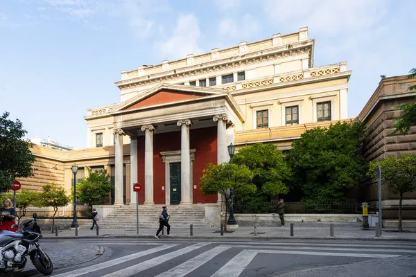 Афины Греция Ноябрь 2021 Внешний Вид Старого Греческого Парламента Центре — стоковое фото